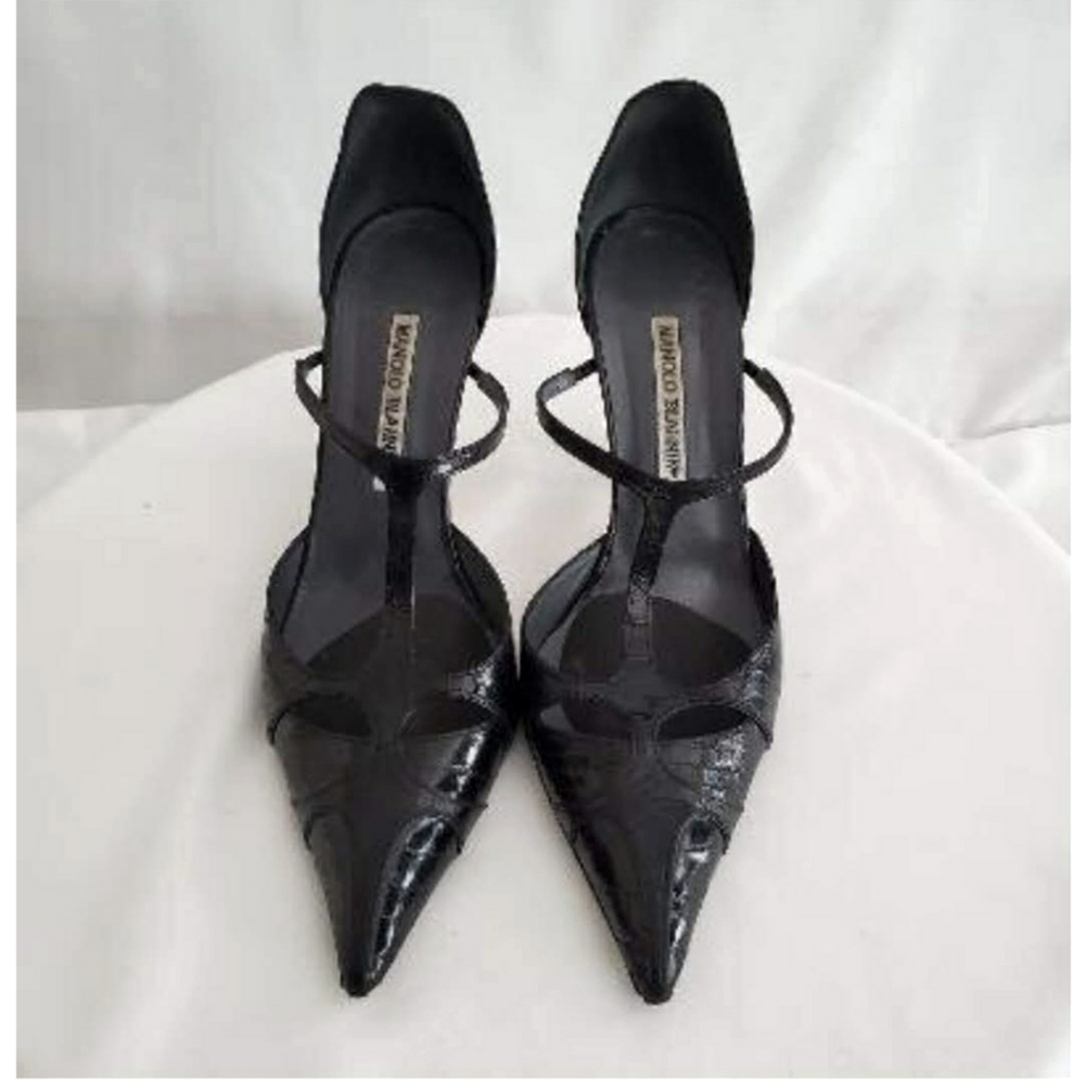 Manolo Blahnik Alligator & Crocodile Pumps